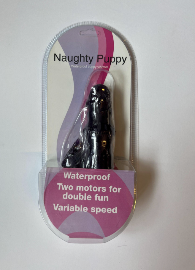 Naughty Puppy G Spot Vibrator - Purple - Double Motors - 16 CM - Strong Blister