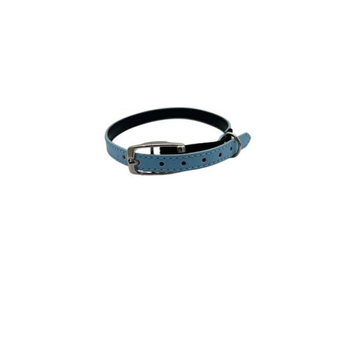 Cat Collar / Small Dog Collar - Blue - Dia 8 CM - Length 30 CM - Width 0,8 CM