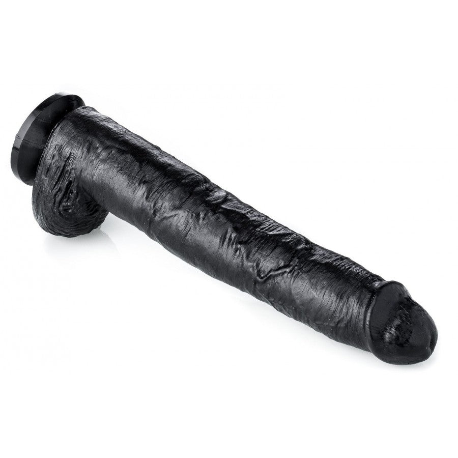 XXLTOYS - Sucre - Large Dildo - Insertable length 30 X 6 cm - Black - Made in Europe