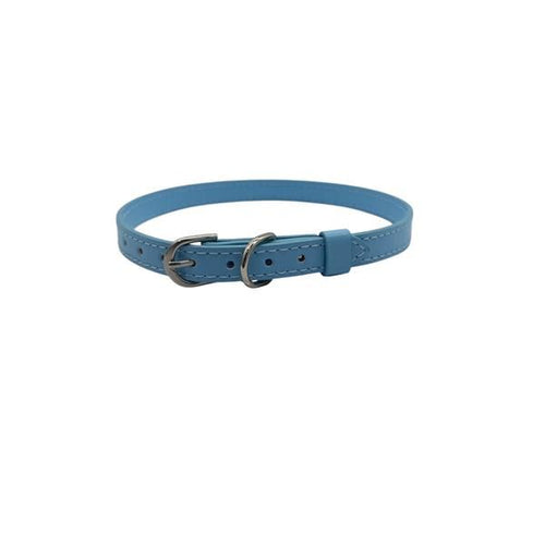 Cat Collar / Small Dog Collar - Blue - Dia 11 CM - Length 38 CM - Width 1 CM