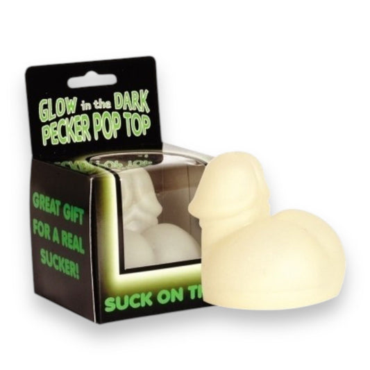 Kinky Pleasure - TD25197 - Glow In The Dark Pecker Penis Pop Top