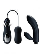 DORR - Mystic Double Pleasure - G-Spot Vibrator & Strong Vibrating Egg – Black