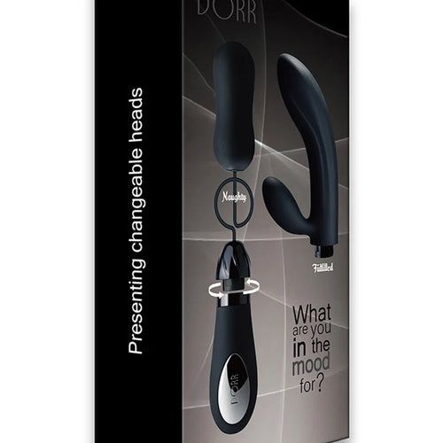 DORR - Mystic Double Pleasure - G-Spot Vibrator & Strong Vibrating Egg – Black
