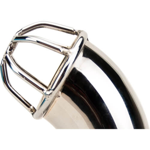 Metal Cockcage - Impound Exhibition Male Chastity Device - With Lock And Keys
