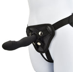 Loving Joy - 6 Inch Silicone Strap On Black - Length 15,5 CM - N11475