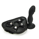 Loving Joy - 6 Inch Silicone Strap On Black - Length 15,5 CM - N11475