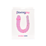 Double Dildo Jelly Pink - 28 CM - N11951