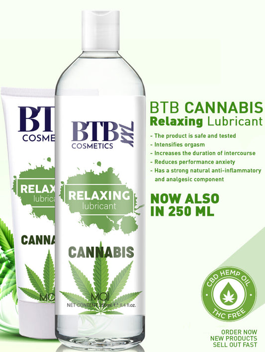 BTB Cosmetics Vegan Cannabis Based Lubricant 250 ML - LT2520