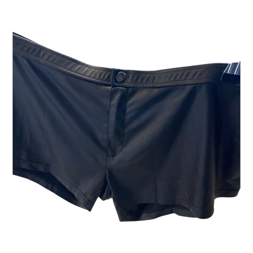 Noir Handmade Short Black With Back Pockets Size XXXL