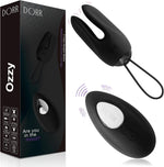 DORR - OZZY - Remote Control Vibrator – 3 Motors, 10 Vibration Patterns, Black