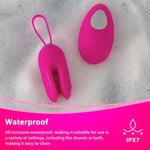 DORR - OZZY - Remote Control Vibrator – 3 Motors, 10 Vibration Patterns, Pink