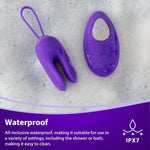 DORR - OZZY - Remote Control Vibrator – 3 Motors, 10 Vibration Patterns, Purple