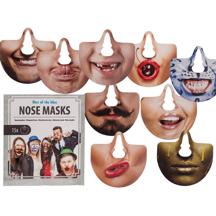 Kinky Pleasure - B041 - Nose Masks 15pcs In Box