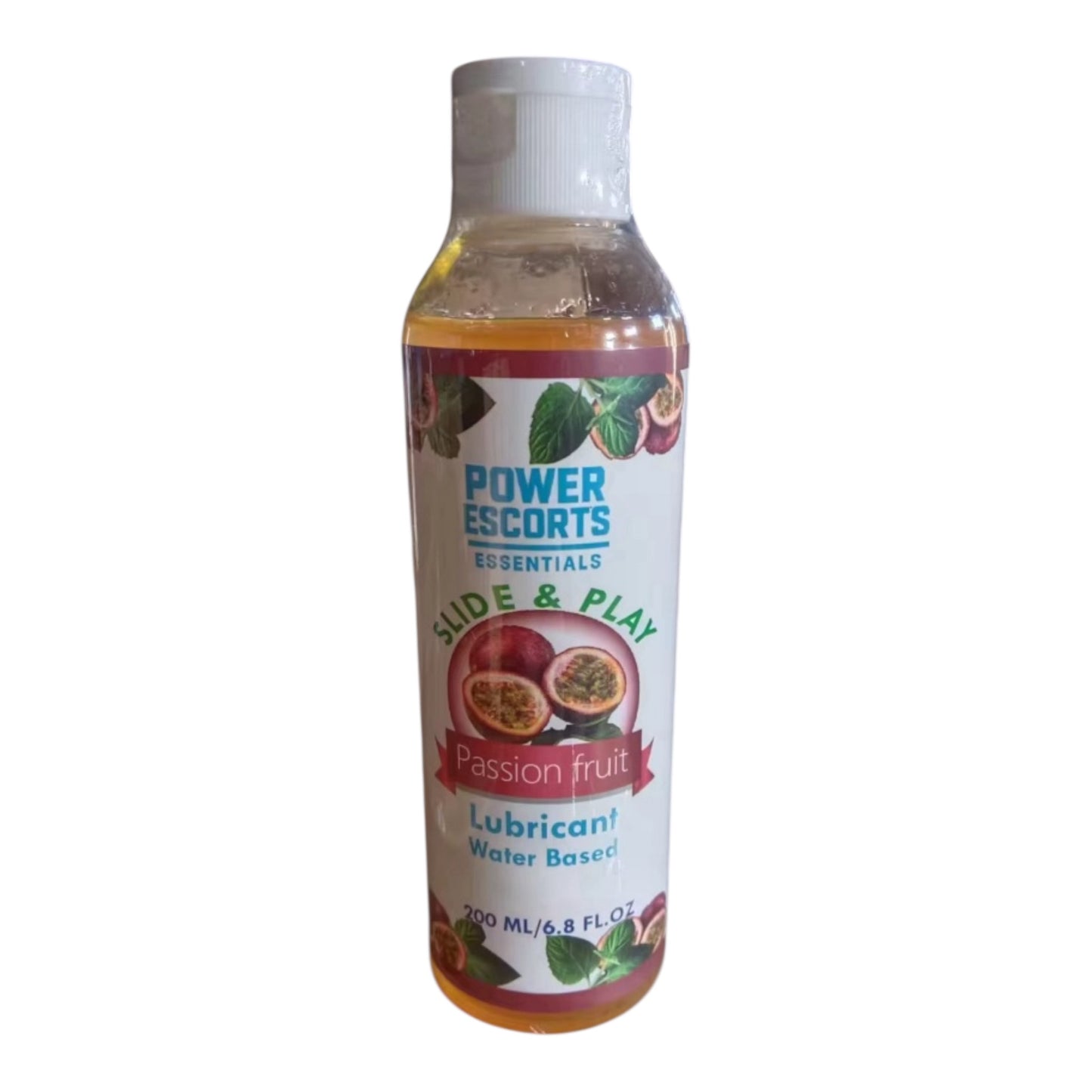 Power Escorts - DR13 - Passion Fruit Water-Based Lubricant 200ml – Slide & Play Personal Lube
