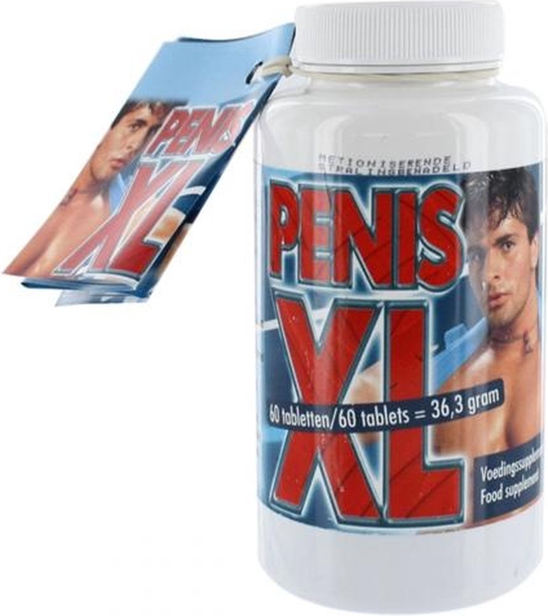 Penis XL Erection Tabs - 60 Tabs - For Monster Cock - 1 Piece