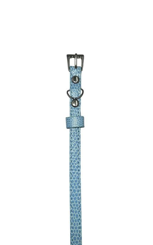 Cat Collar / Small Dog Collar - Blue - Dia 11 CM - Length 38 CM - Width 0,8 CM