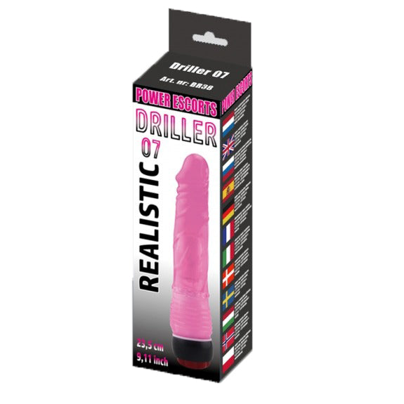 Power Escorts - BR38 - Driller 07 Realistic Vibrator