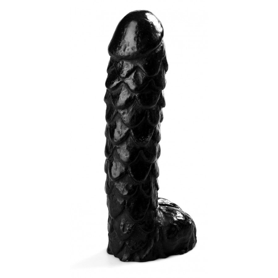XXLTOYS - Teunis - Large Dildo - Insertable length 24 X 7 cm - Black - Made in Europe