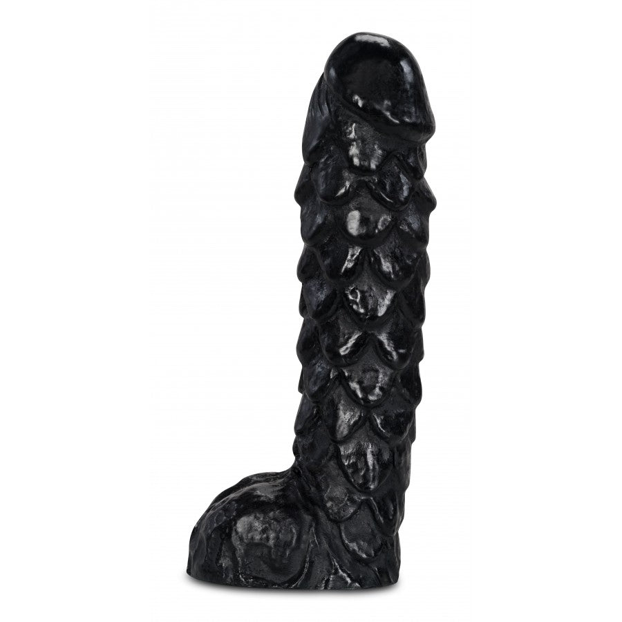 XXLTOYS - Teunis - Large Dildo - Insertable length 24 X 7 cm - Black - Made in Europe