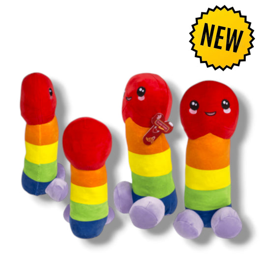 Kinky Pleasure - OB142 - Plush Penis Rainbow