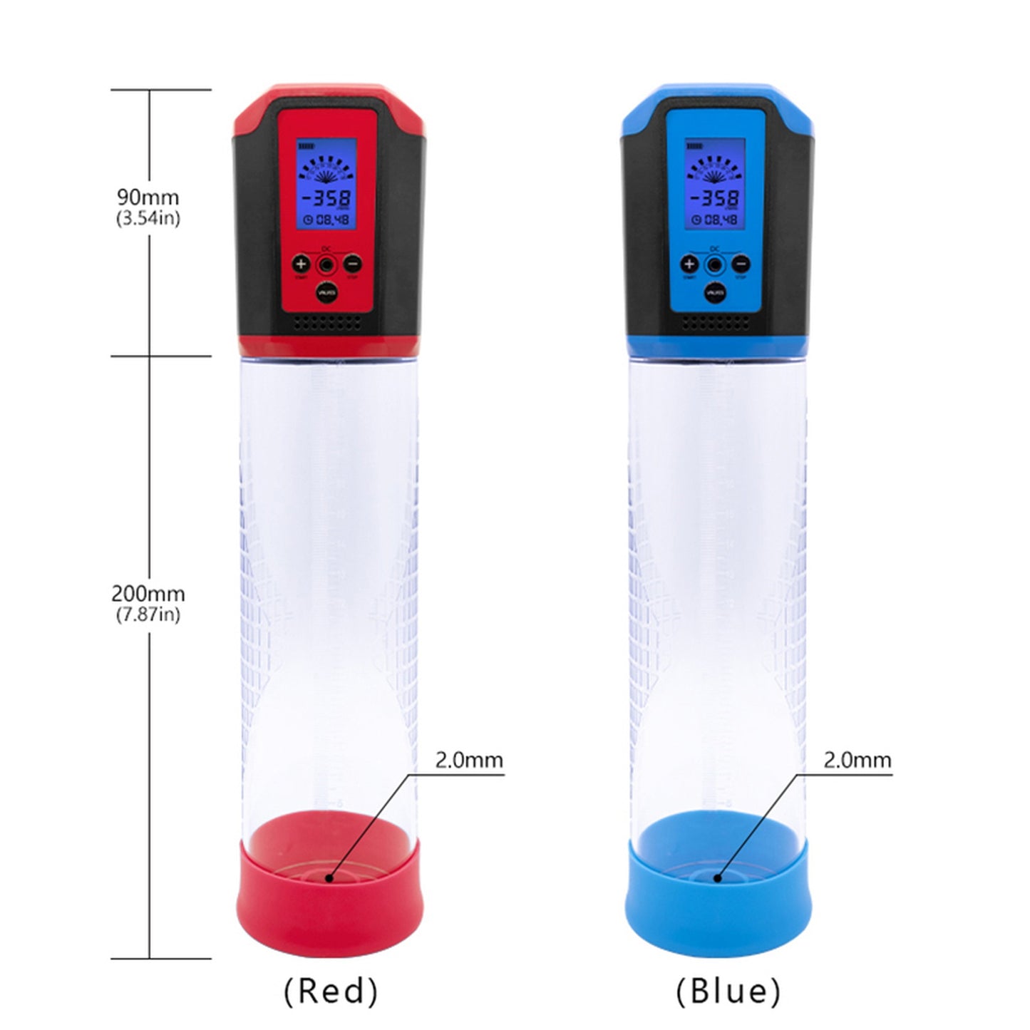 Bossoftoys - 60-00041 - PASSION PUMP, Premium Rechargeable Automatic LCD Pump