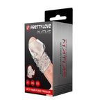 Pretty Love - Matias - Penis Sleeve 3 different colours available - Clear - Flesh - Brown - bi-26248