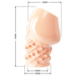 Pretty Love - Matias - Penis Sleeve 3 different colours available - Clear - Flesh - Brown - bi-26248