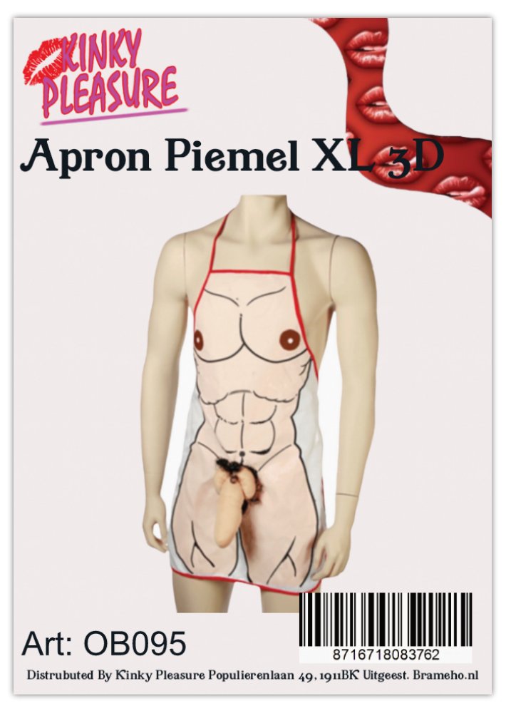 Kinky Pleasure - OB095 - 3D Penis XL Apron