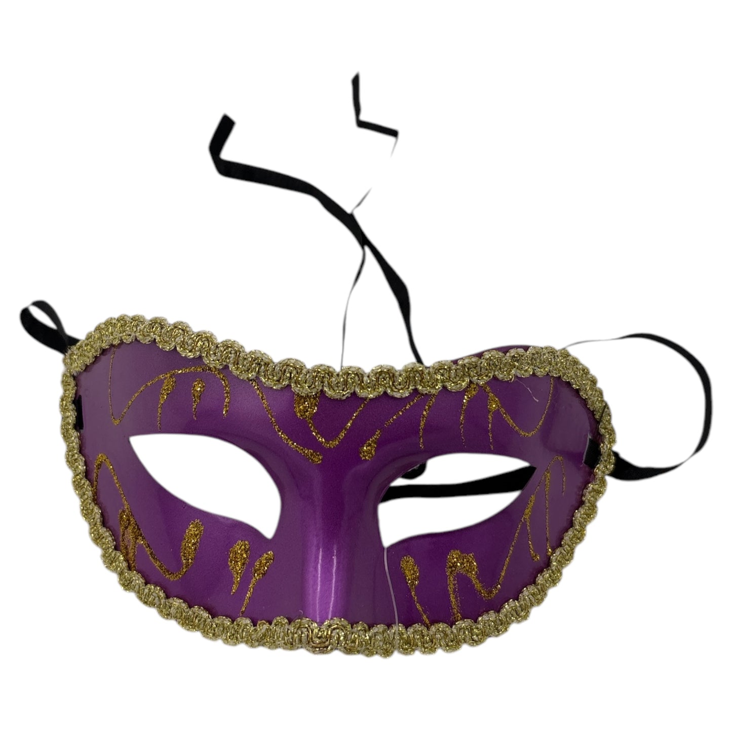 Purple golden mask