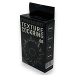 Power Escorts - BR289 - Texture Cockring 06 - Black - Extra Stretchable
