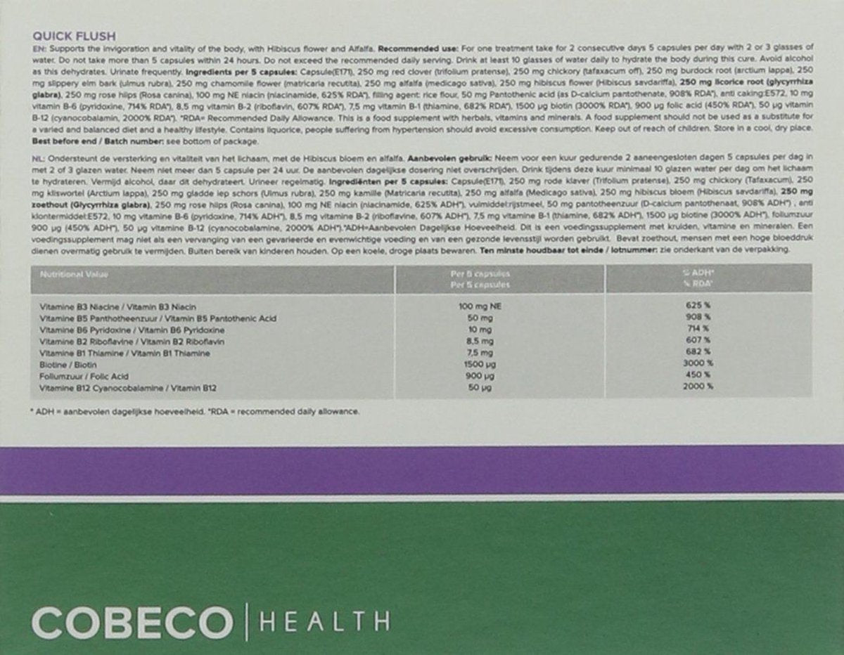 Cobeco Quick Flush 30 Tabs