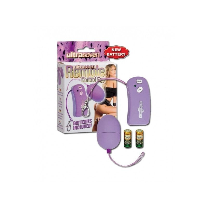 Trendy Deals - TD20057 - Ultra Seven Remote Egg  Purple - 10 Speed Including Batteries