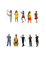 Kinky Role Play Female & Male  Mix Box 10 Models - Various Sizes  Total 30 Pcs Carton