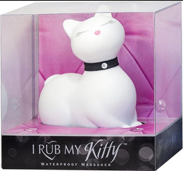 Big Teaze Toys - I Rub My Kitty White - Unique Waterproof Massager