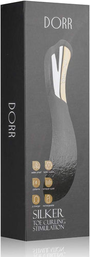 DORR - Silker - G-Spot Vibrator – Black & Gold, Rechargeable, 20 cm