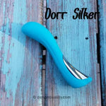 DORR - Silker - G-Spot Vibrator – Blue Silver, Rechargeable, 20 cm