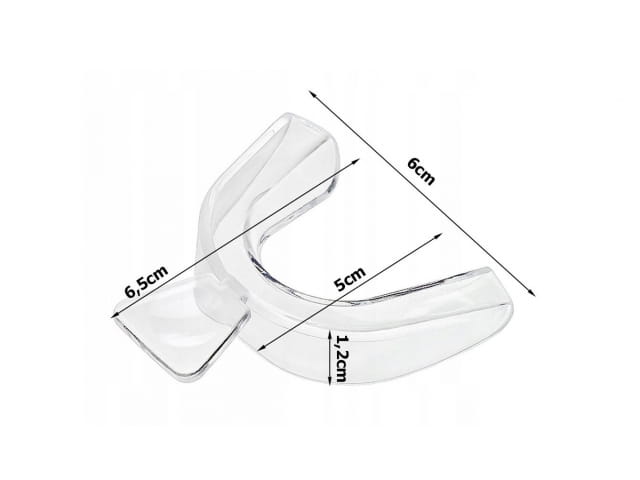 Snoring Brace 2 Pack - Clear - In plastic bag