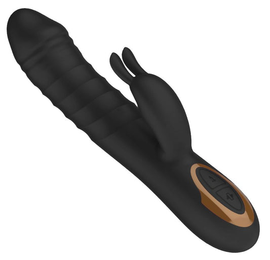 Power Escorts - BR209 - Rosalie Deluxe - Rechargeable Rabbit Vibrator - Silicone