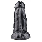 XXLTOYS - Borealis - XXL Dildo - Insertable length 17 X 9 cm - Black - Made in Europe