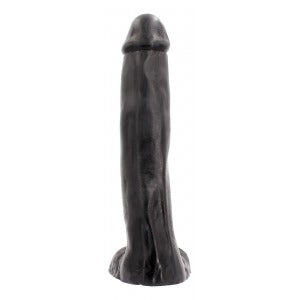 XXLTOYS - Zeus - Large Dildo - insertable length 24 X 6 cm - Black - Made in Europe