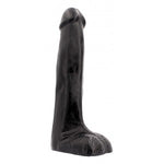 XXLTOYS - Zeus - Large Dildo - insertable length 24 X 6 cm - Black - Made in Europe