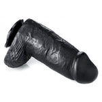 XXLTOYS - Shensan - XXL Dildo - Insertable length 18 X 8 cm - Black - Made in Europa