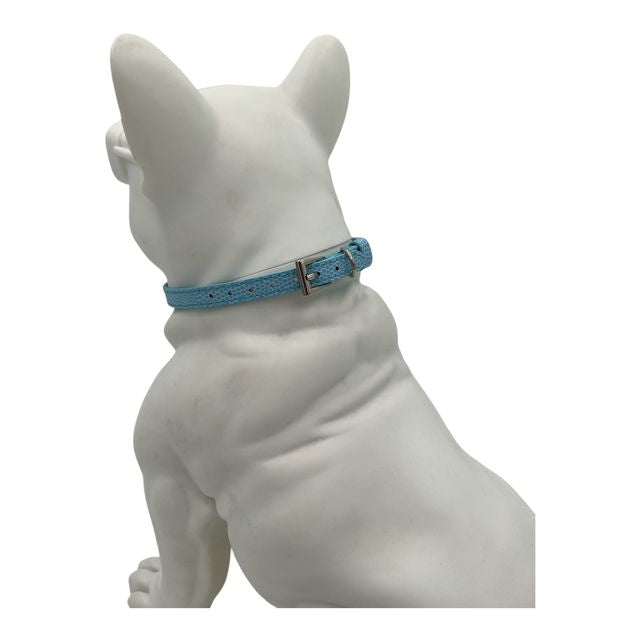 Cat Collar / Small Dog Collar - Blue - Dia 11 CM - Length 38 CM - Width 1 CM