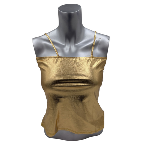 Kinky Glossy Gold Top