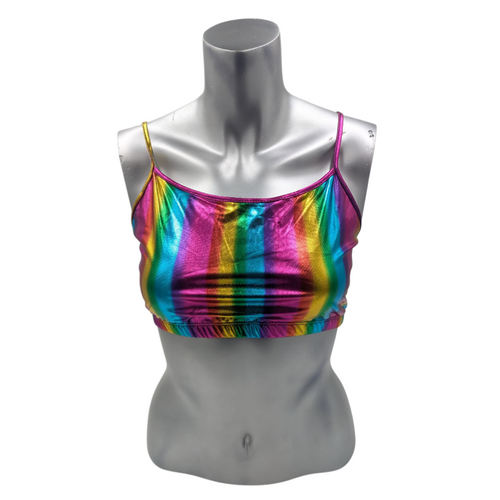 Kinky Glossy Rainbow Slim Top