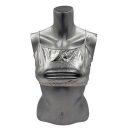 Kinky Glossy Silver  Slim Top