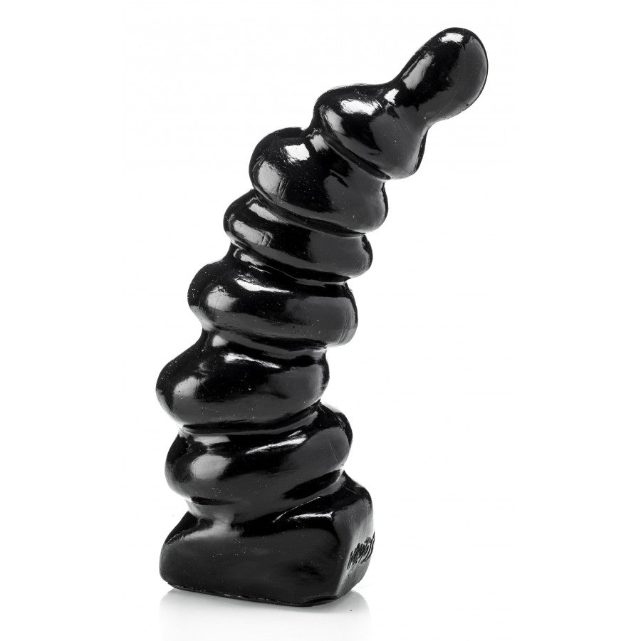 XXLTOYS - Curved - XXL Dildo - Insertable length 24 X 9 cm - Black - Made in Europe