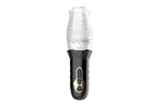 Power Escorts - BR282 - Rapid King - Vibrating & Rotating Maturbator - Transparent