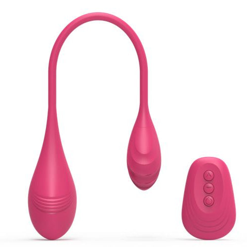 Power Escorts - BR283 - Double Egg - Remote Controlled Vibrator - Pink