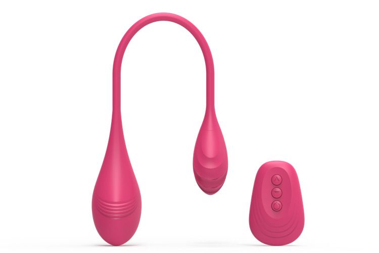 Power Escorts - BR283 - Double Egg - Remote Controlled Vibrator - Pink